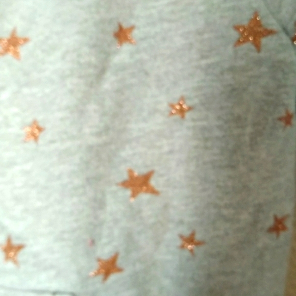 Pony Tails | Girls | Sparkly Stars Hooded Sweater| M(5/6) - Picture 7 of 11